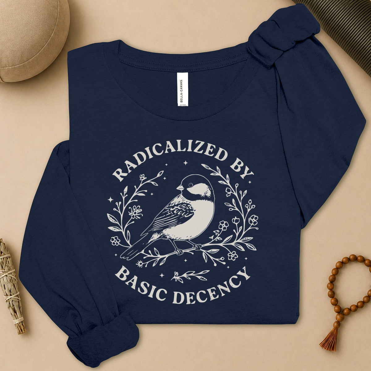 Radicalized By Basic Decency Long Sleeve Tee