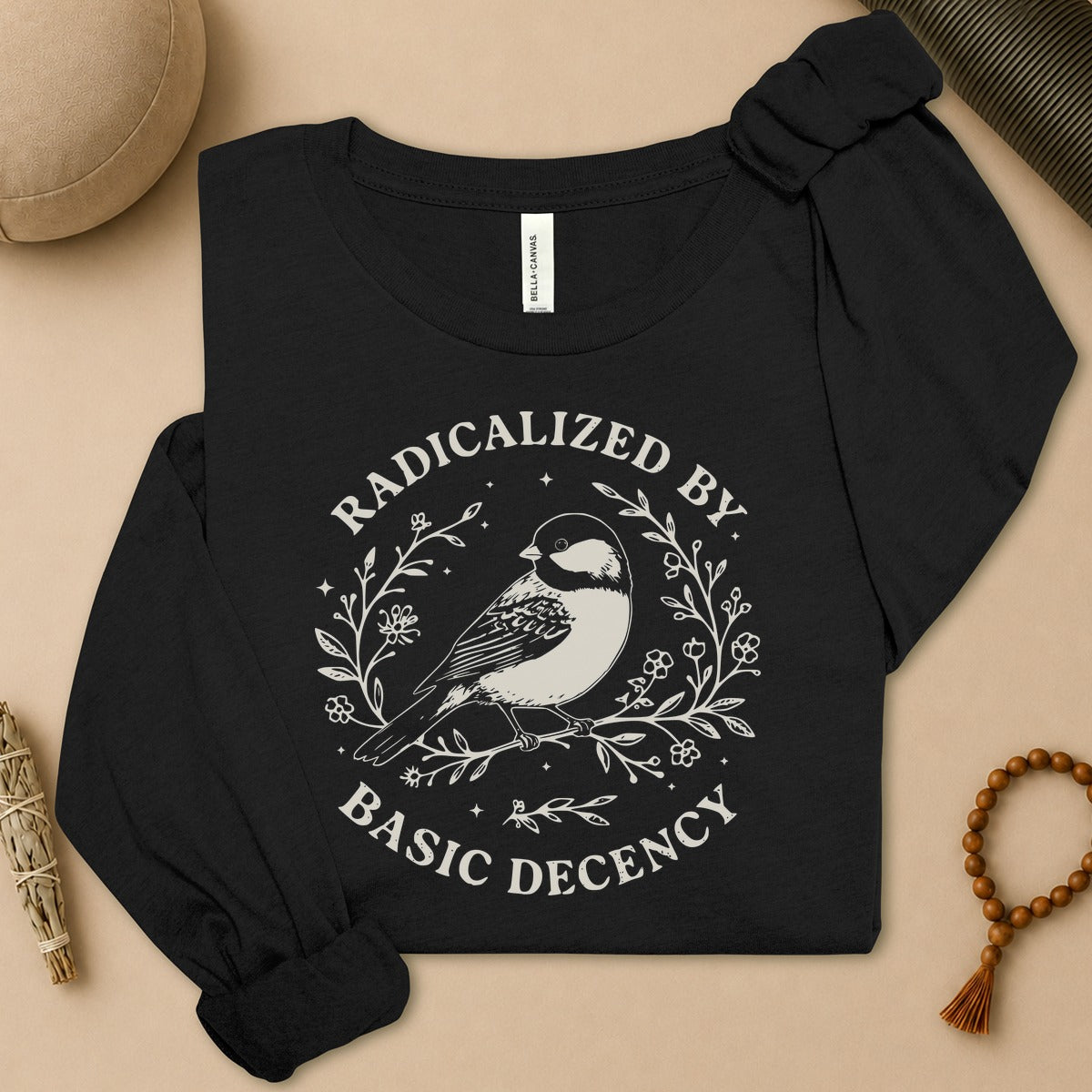 Radicalized By Basic Decency Long Sleeve Tee