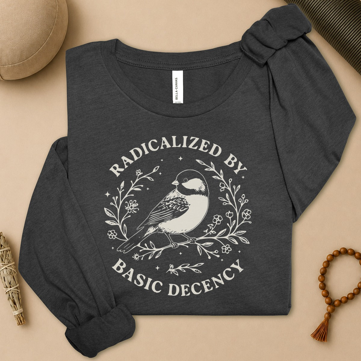 Radicalized By Basic Decency Long Sleeve Tee