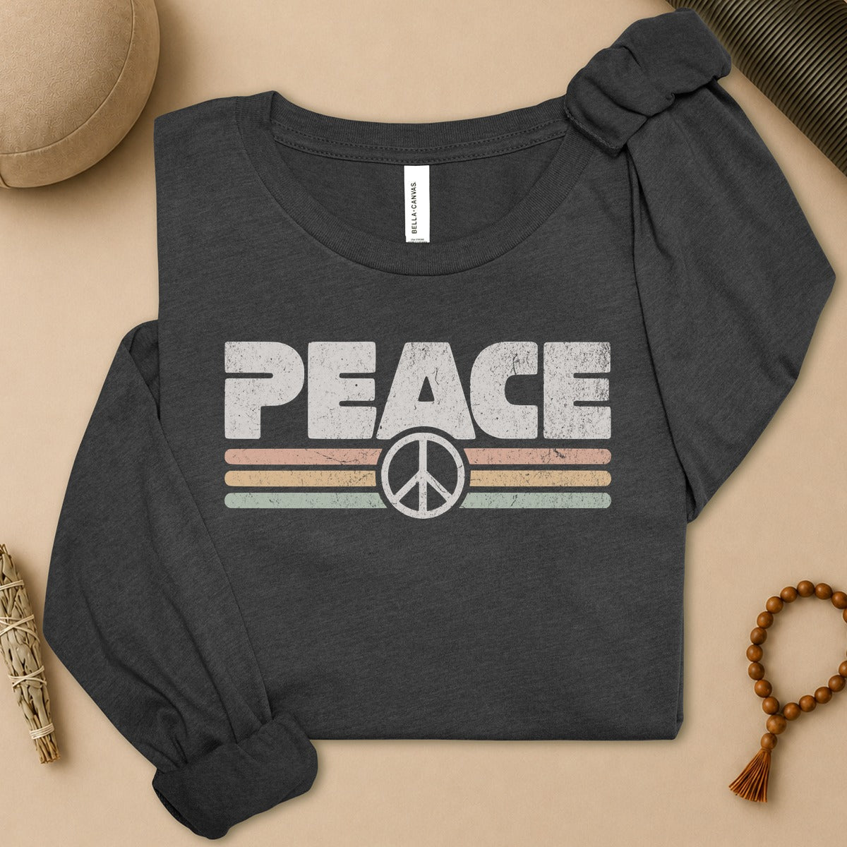 Peace Retro Long Sleeve Tee