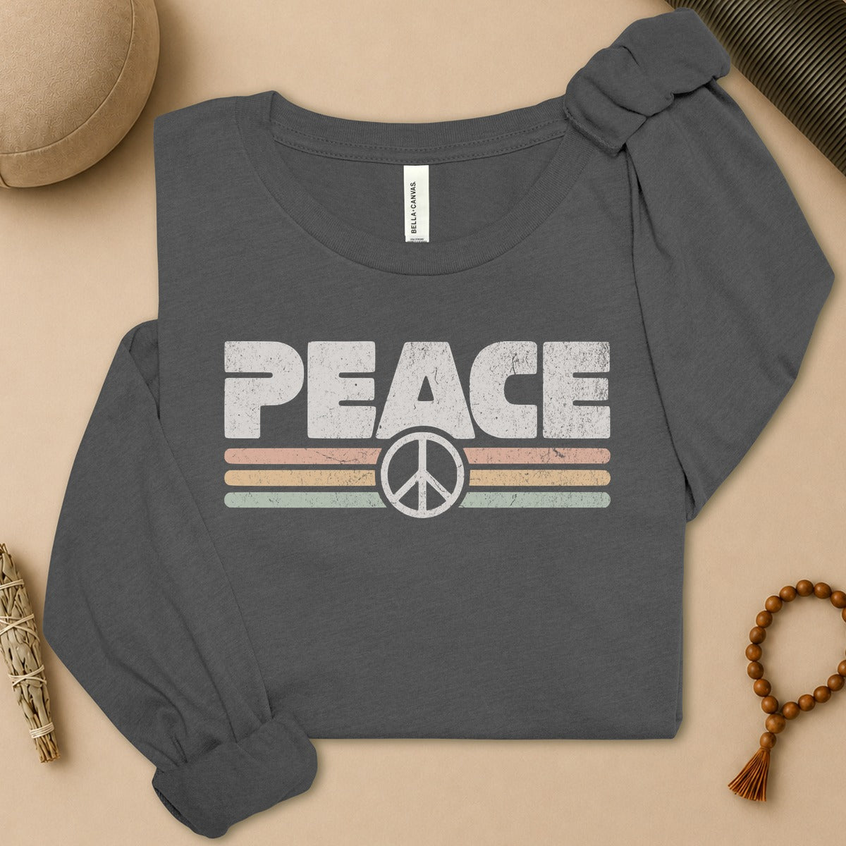 Peace Retro Long Sleeve Tee
