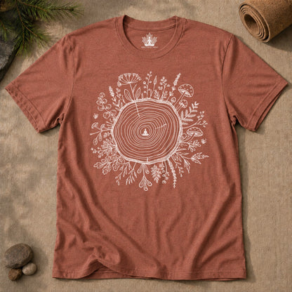 The Quiet Center Botanical Men Tee
