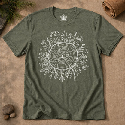 The Quiet Center Botanical Men Tee