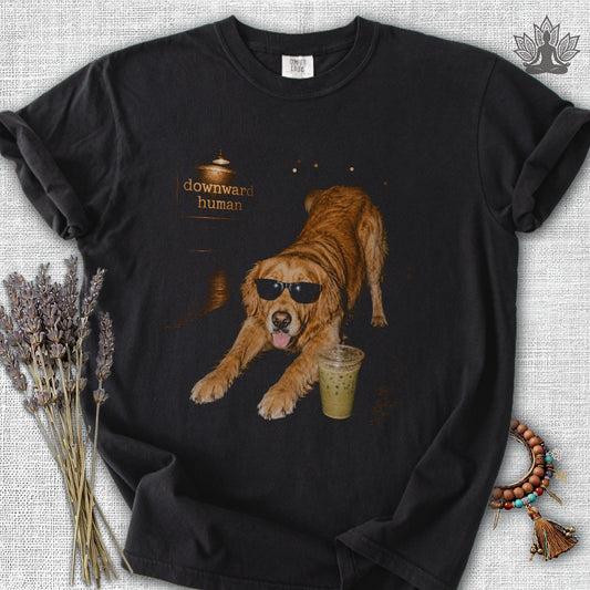 Downward Human Dog With Swag Comfort Colors® Tee