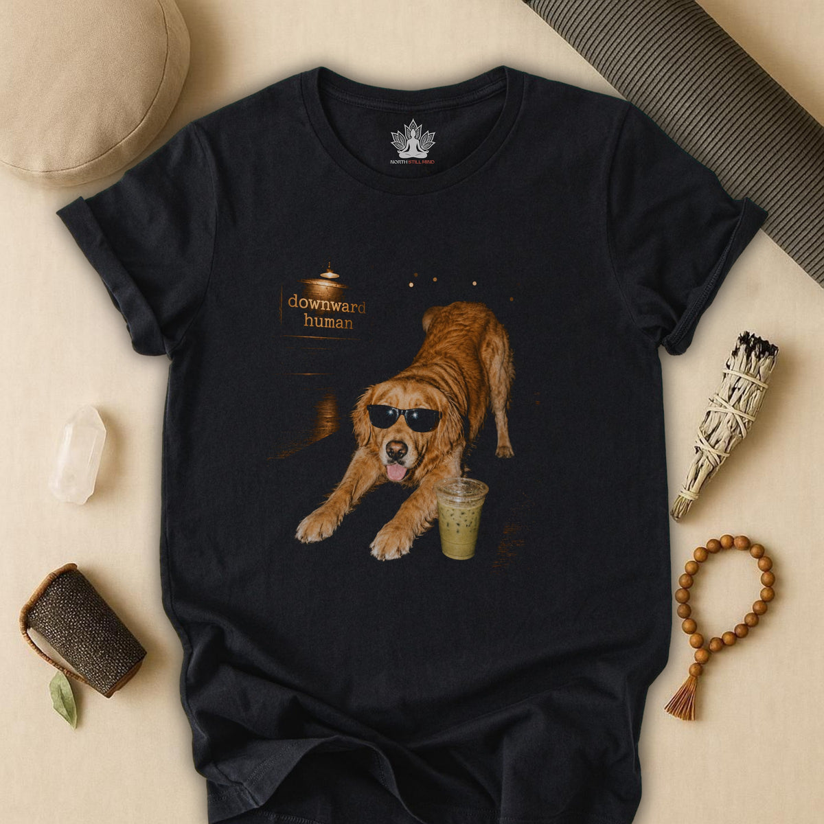 Downward Human Dog With Swag Tee
