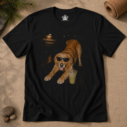 Downward Human Dog With Swag Men Tee
