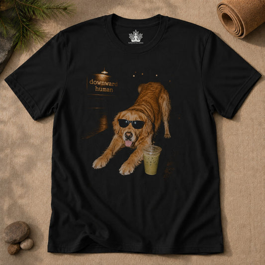 Downward Human Dog With Swag Men Tee