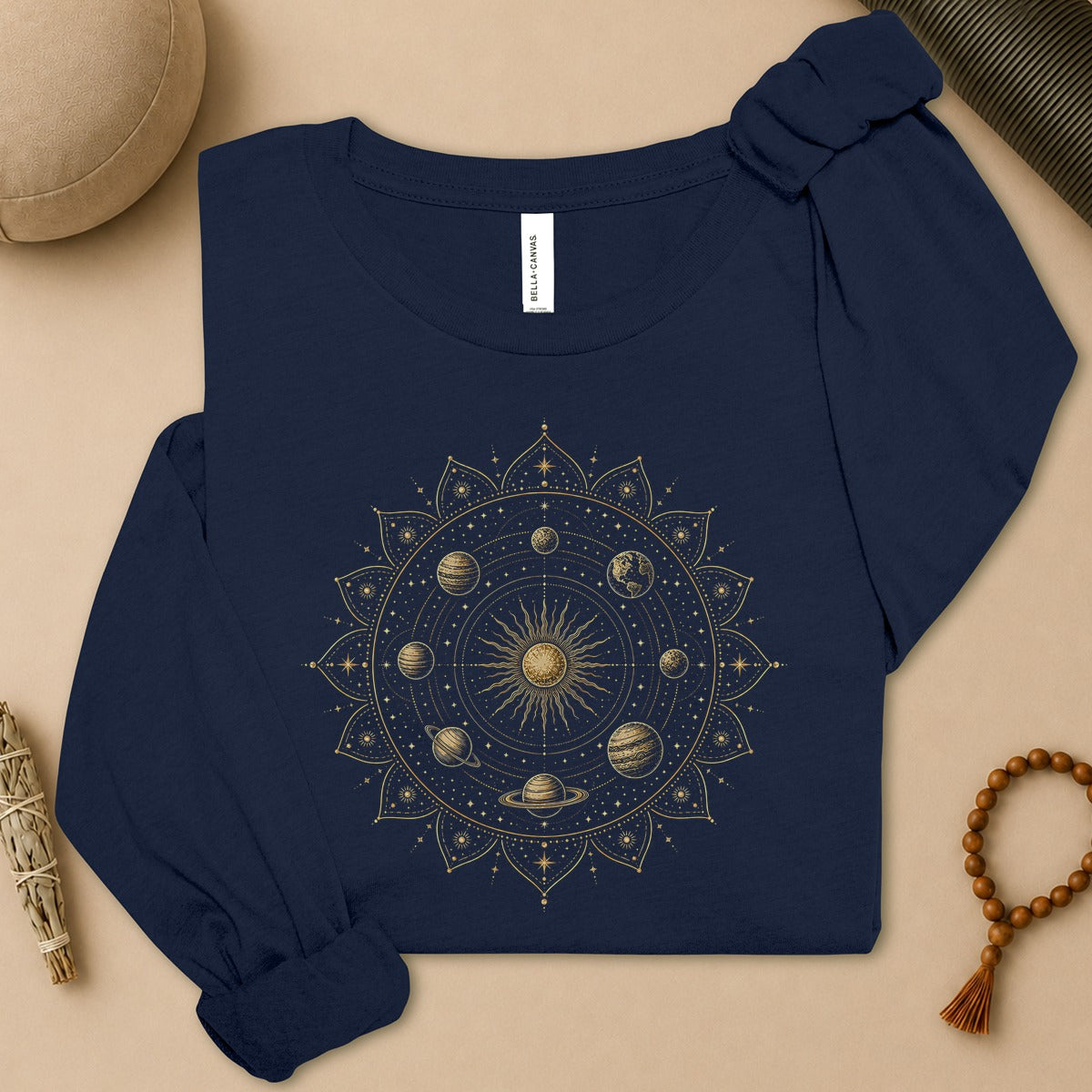 Space Mandala Long Sleeve Tee