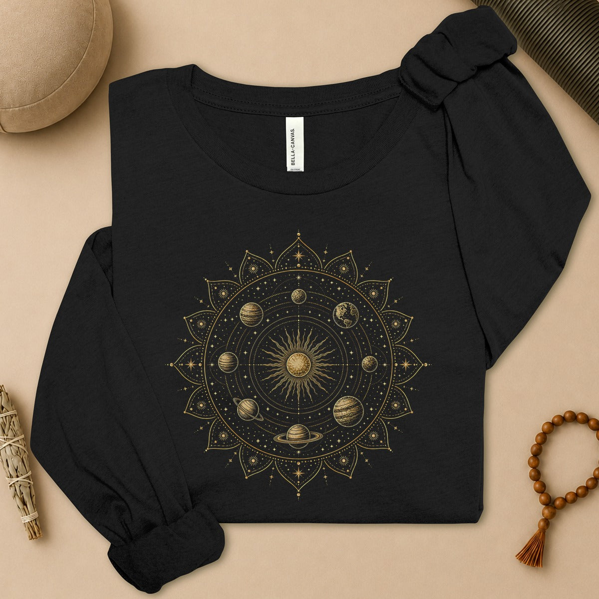 Space Mandala Long Sleeve Tee