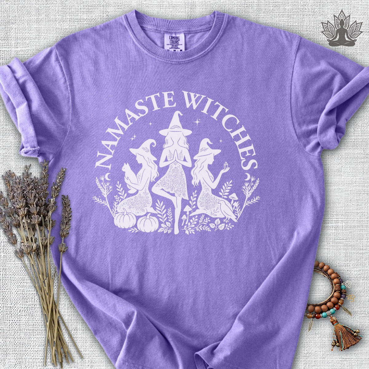 Namaste Witches Comfort Colors Tee