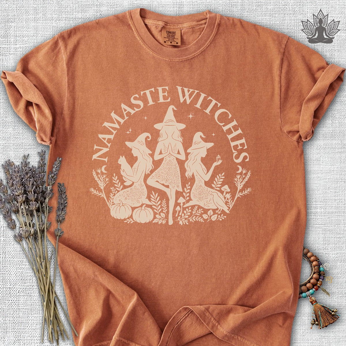 Namaste Witches Comfort Colors Tee