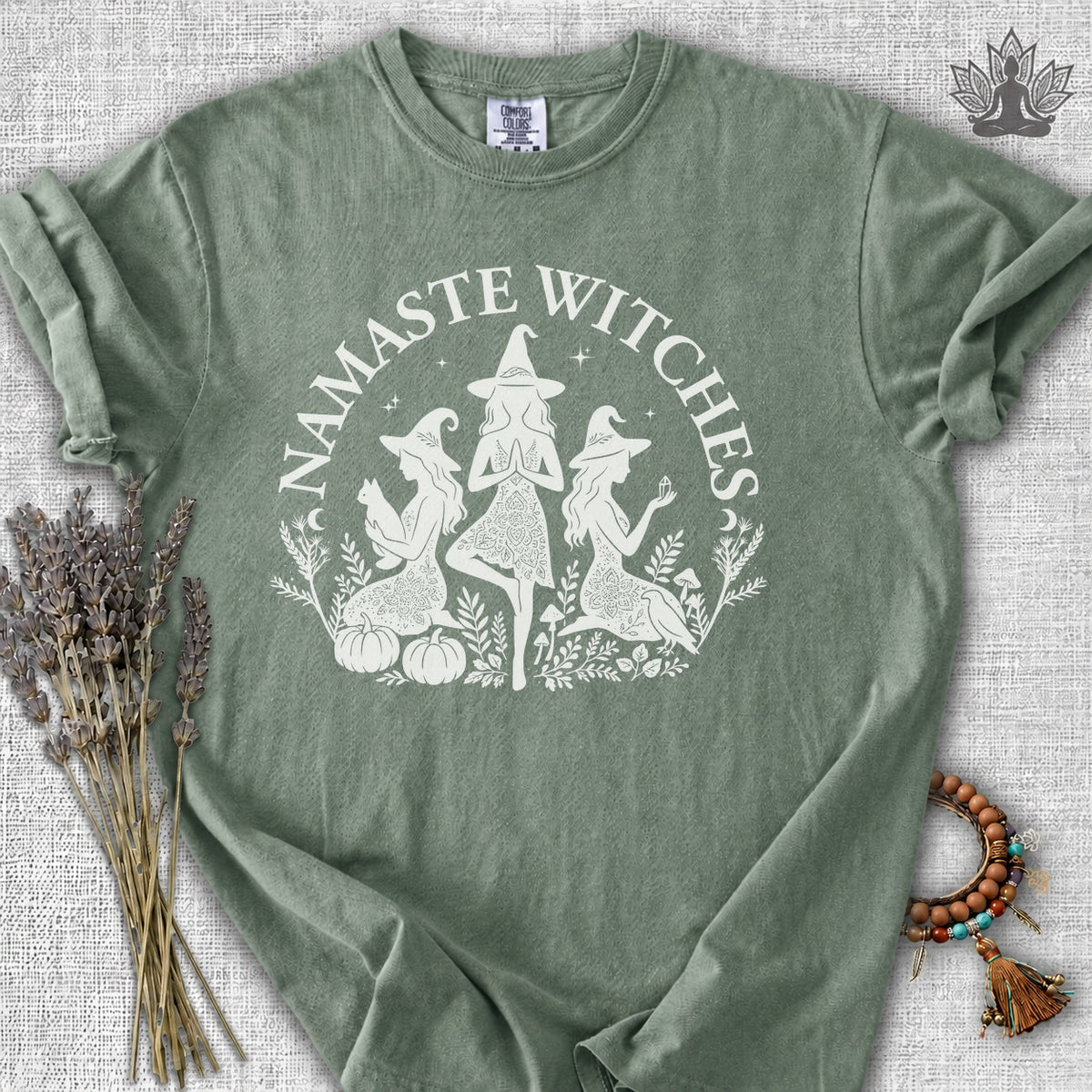 Namaste Witches Comfort Colors Tee
