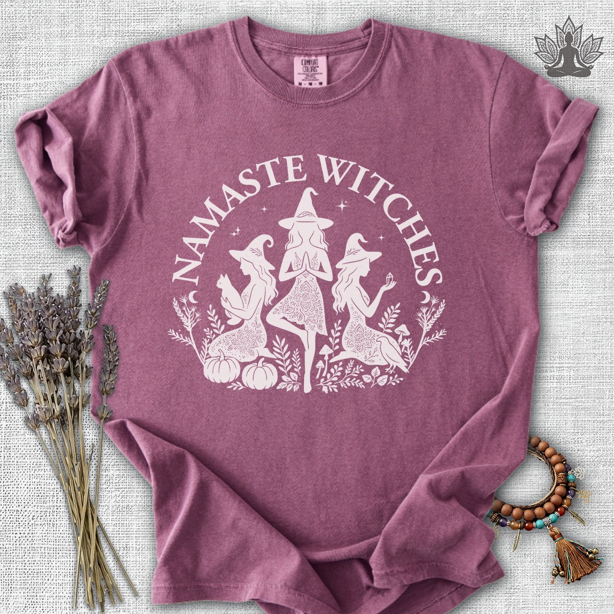 Namaste Witches Comfort Colors Tee