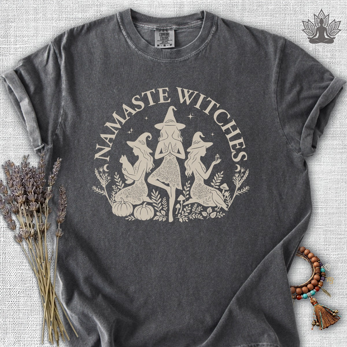 Namaste Witches Comfort Colors Tee
