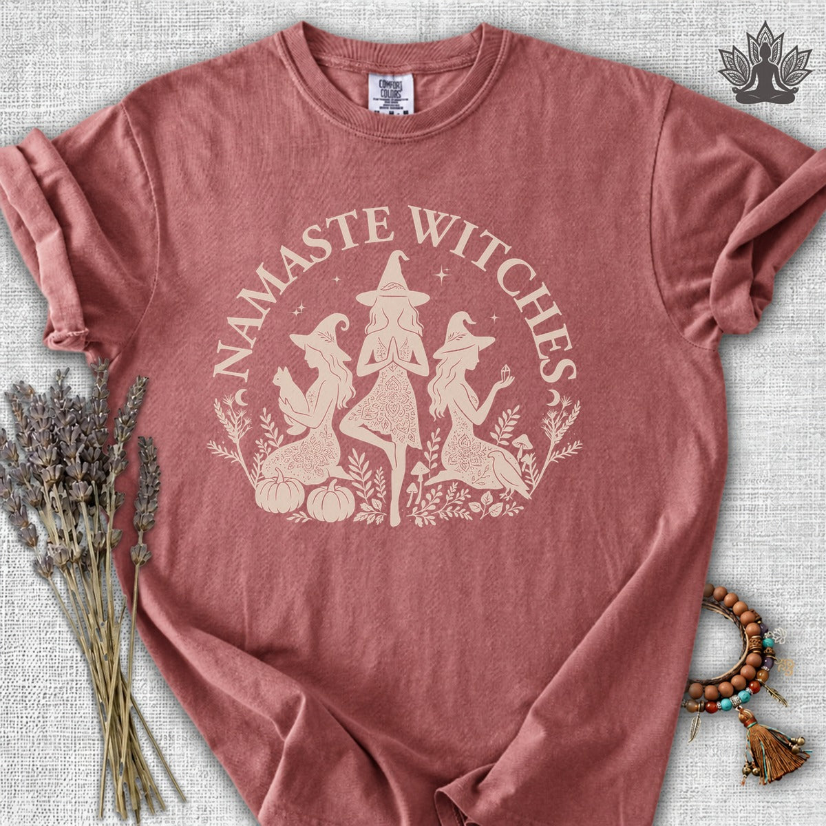 Namaste Witches Comfort Colors Tee