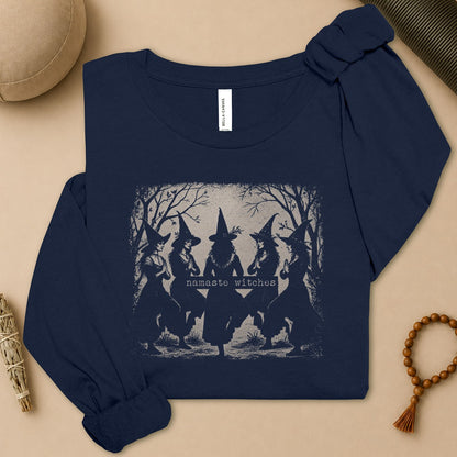 Namaste Witches Sisterhood Long Sleeve Tee