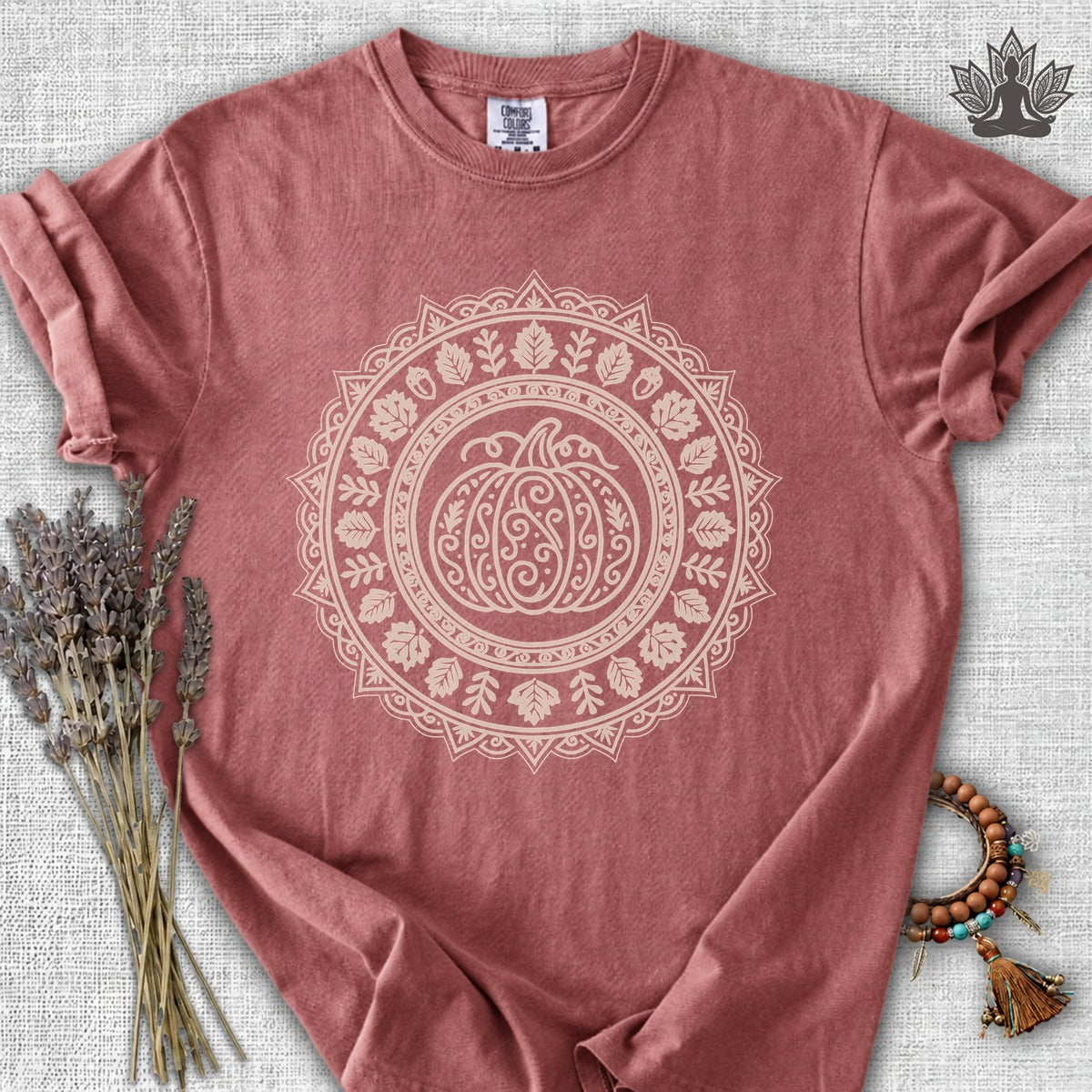 Pumpkin Mandala Comfort Colors Tee