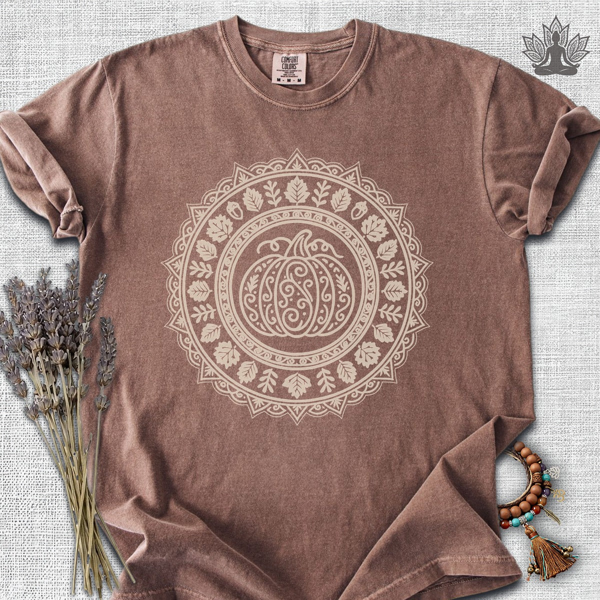 Pumpkin Mandala Comfort Colors Tee