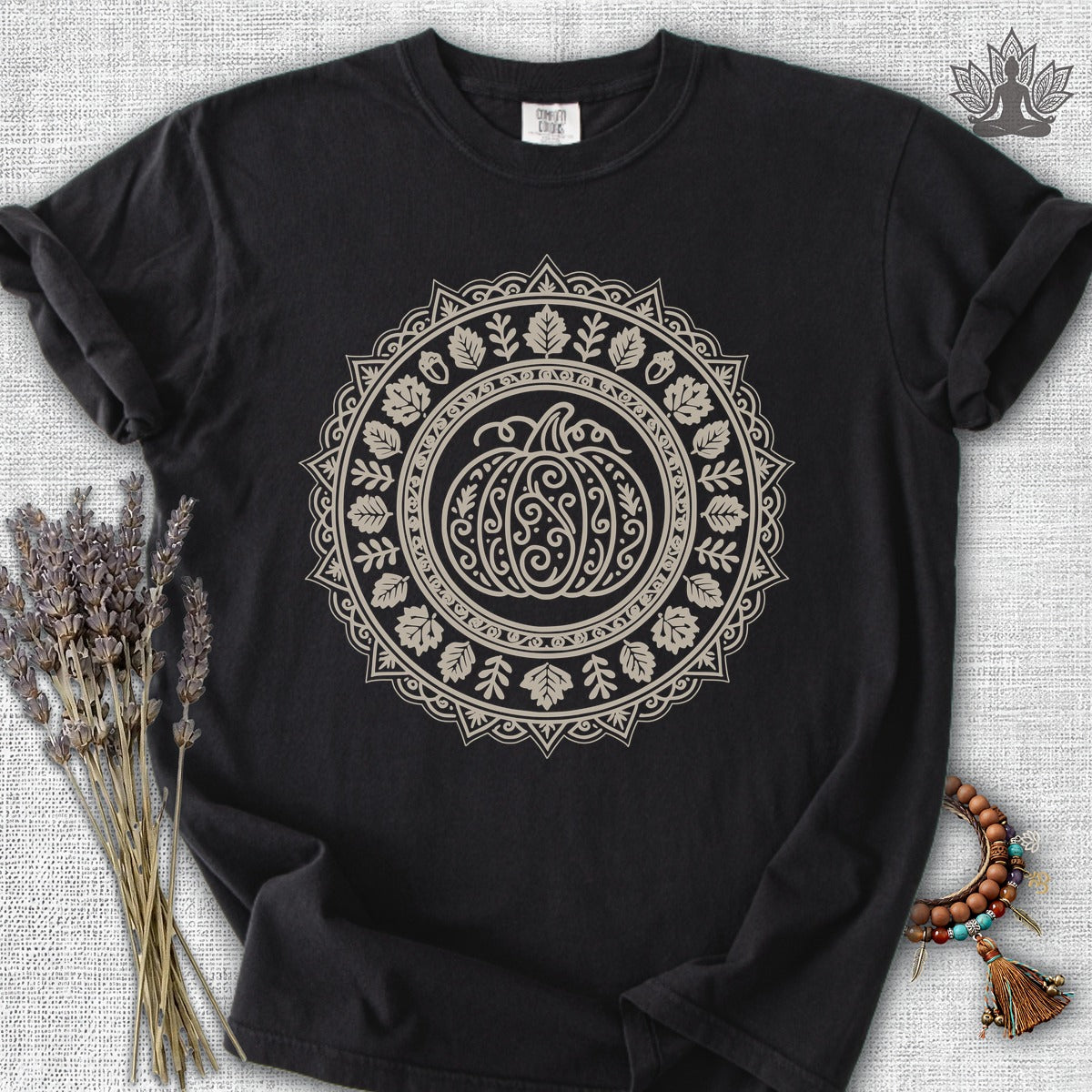 Pumpkin Mandala Comfort Colors Tee