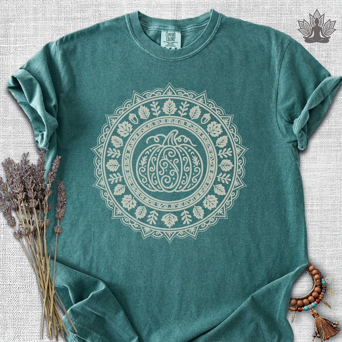 Pumpkin Mandala Comfort Colors Tee