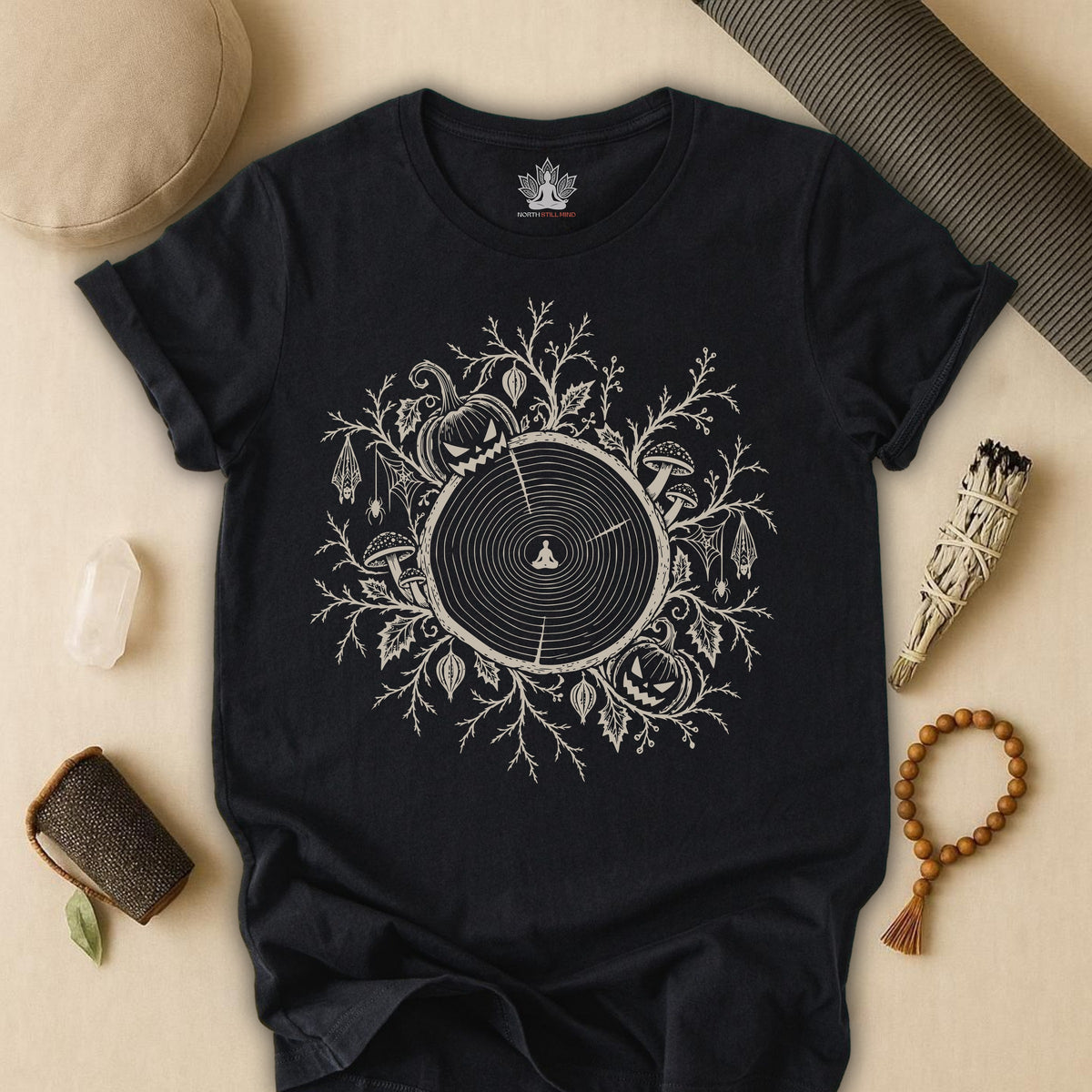 The Quiet Center: Haunted Woods Halloween Edition Tee