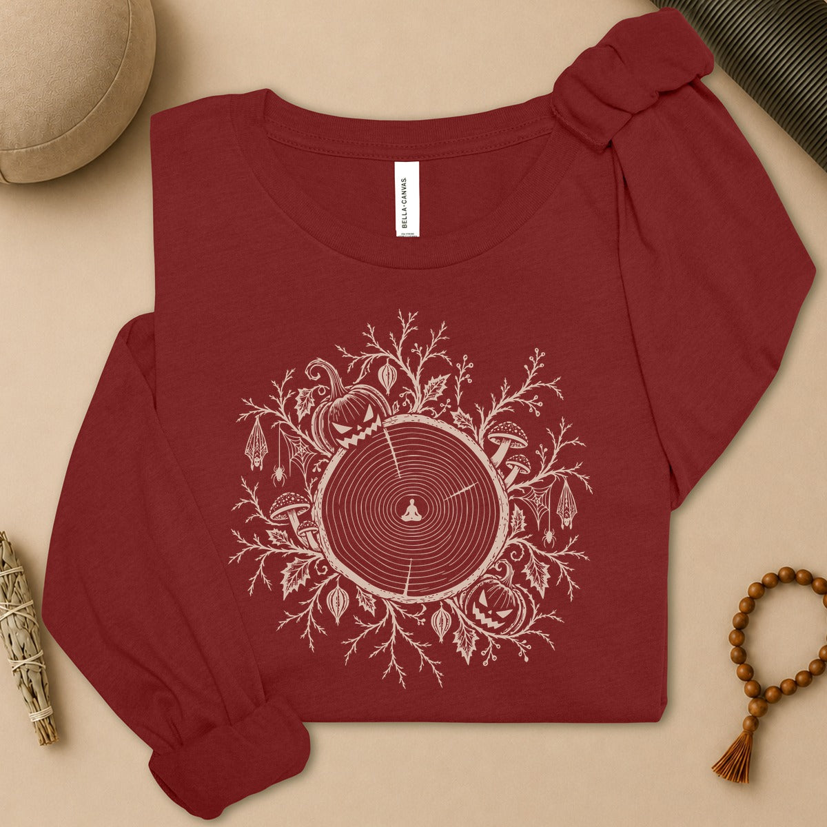 The Quiet Center: Haunted Woods Halloween Edition Long Sleeve Tee
