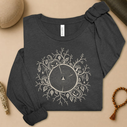 The Quiet Center: Haunted Woods Halloween Edition Long Sleeve Tee