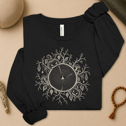 The Quiet Center: Haunted Woods Halloween Edition Long Sleeve Tee