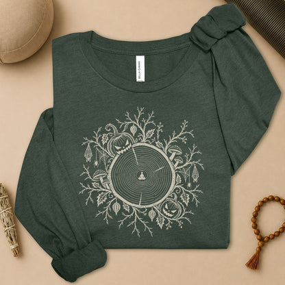 The Quiet Center: Haunted Woods Halloween Edition Long Sleeve Tee