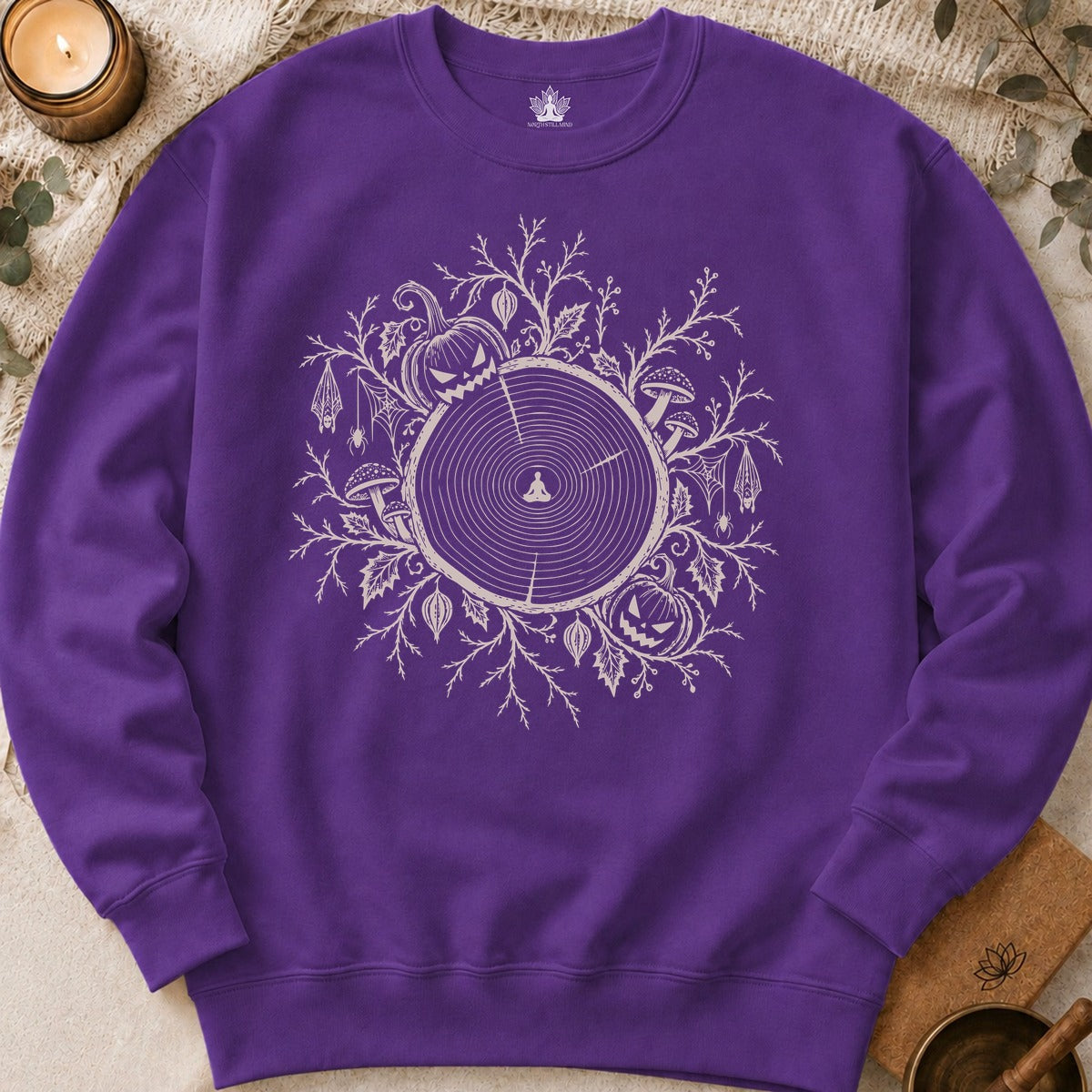 The Quiet Center: Haunted Woods Halloween Edition Sweatshirt