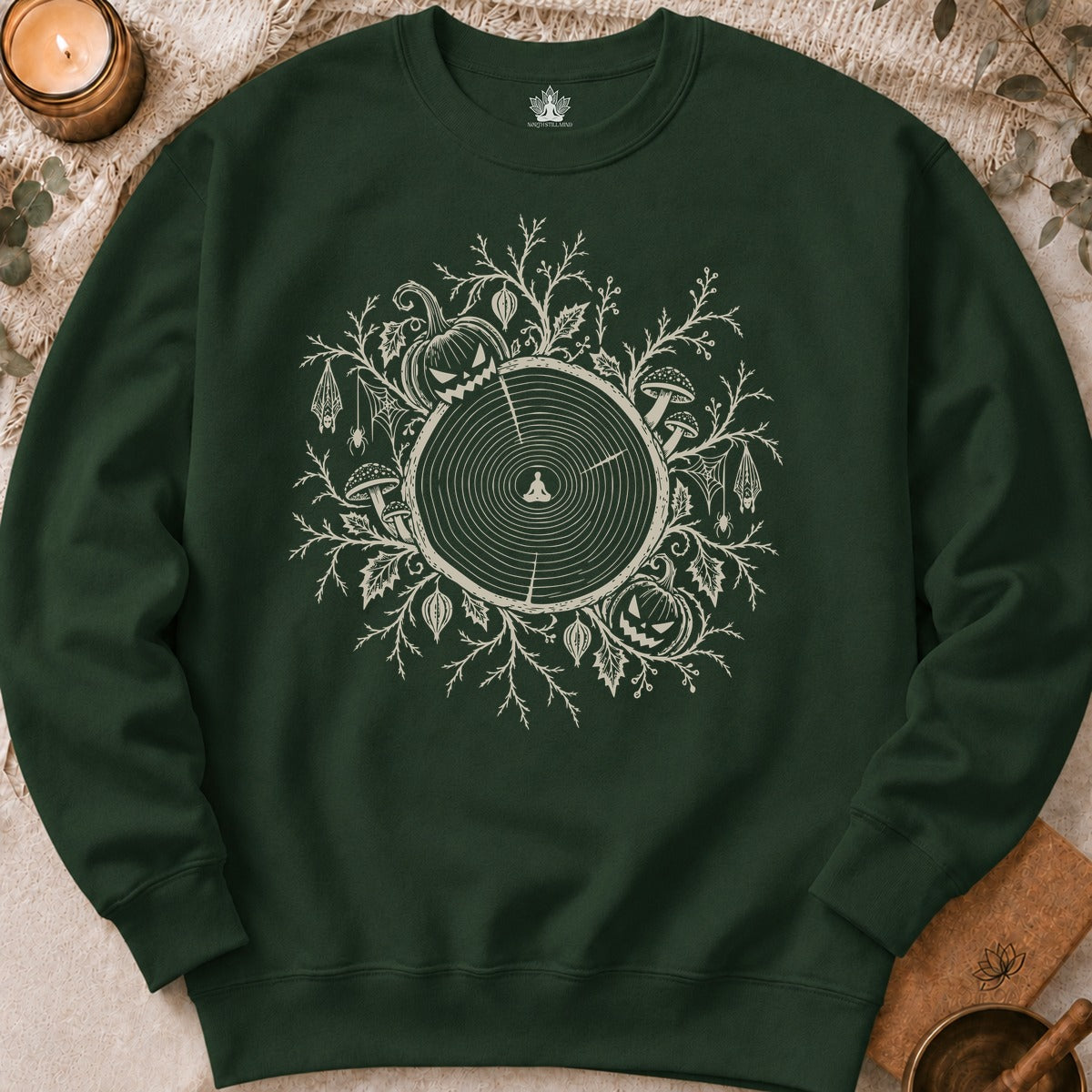 The Quiet Center: Haunted Woods Halloween Edition Sweatshirt