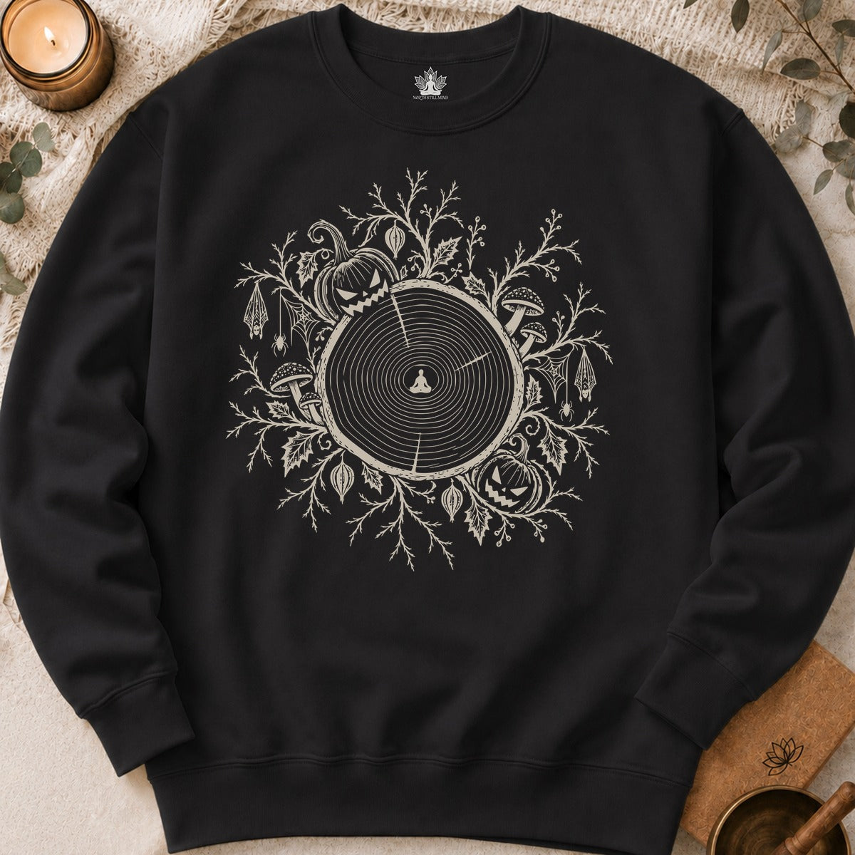 The Quiet Center: Haunted Woods Halloween Edition Sweatshirt