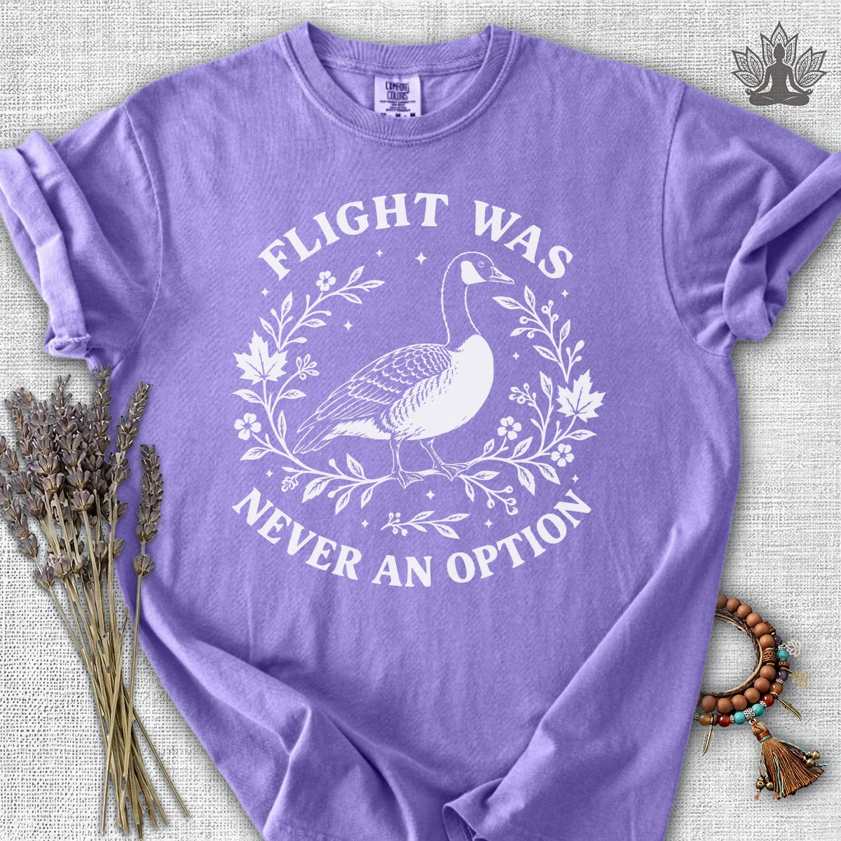 Flight Was Never An Option Comfort Colors Tee