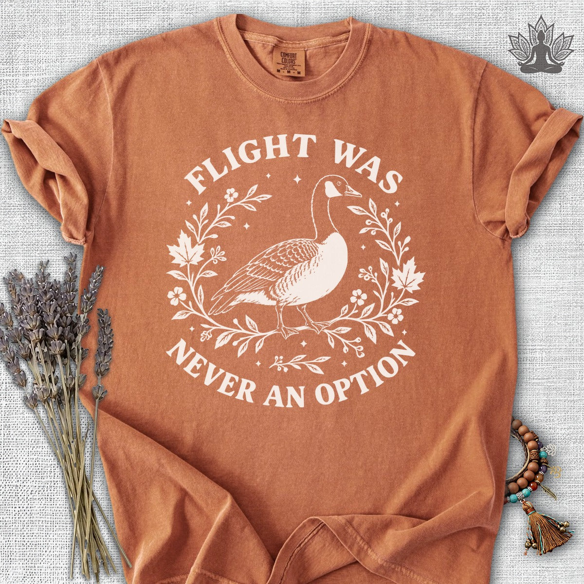 Flight Was Never An Option Comfort Colors Tee
