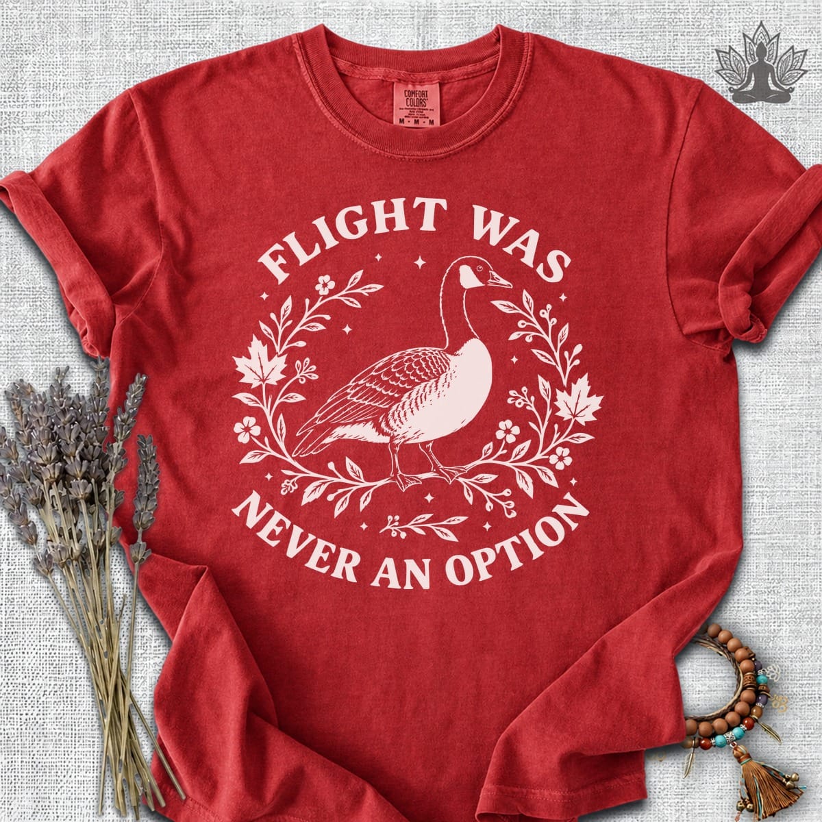 Flight Was Never An Option Comfort Colors Tee