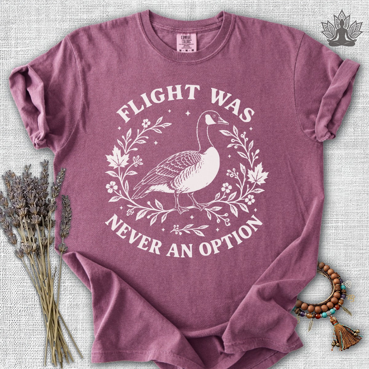 Flight Was Never An Option Comfort Colors Tee