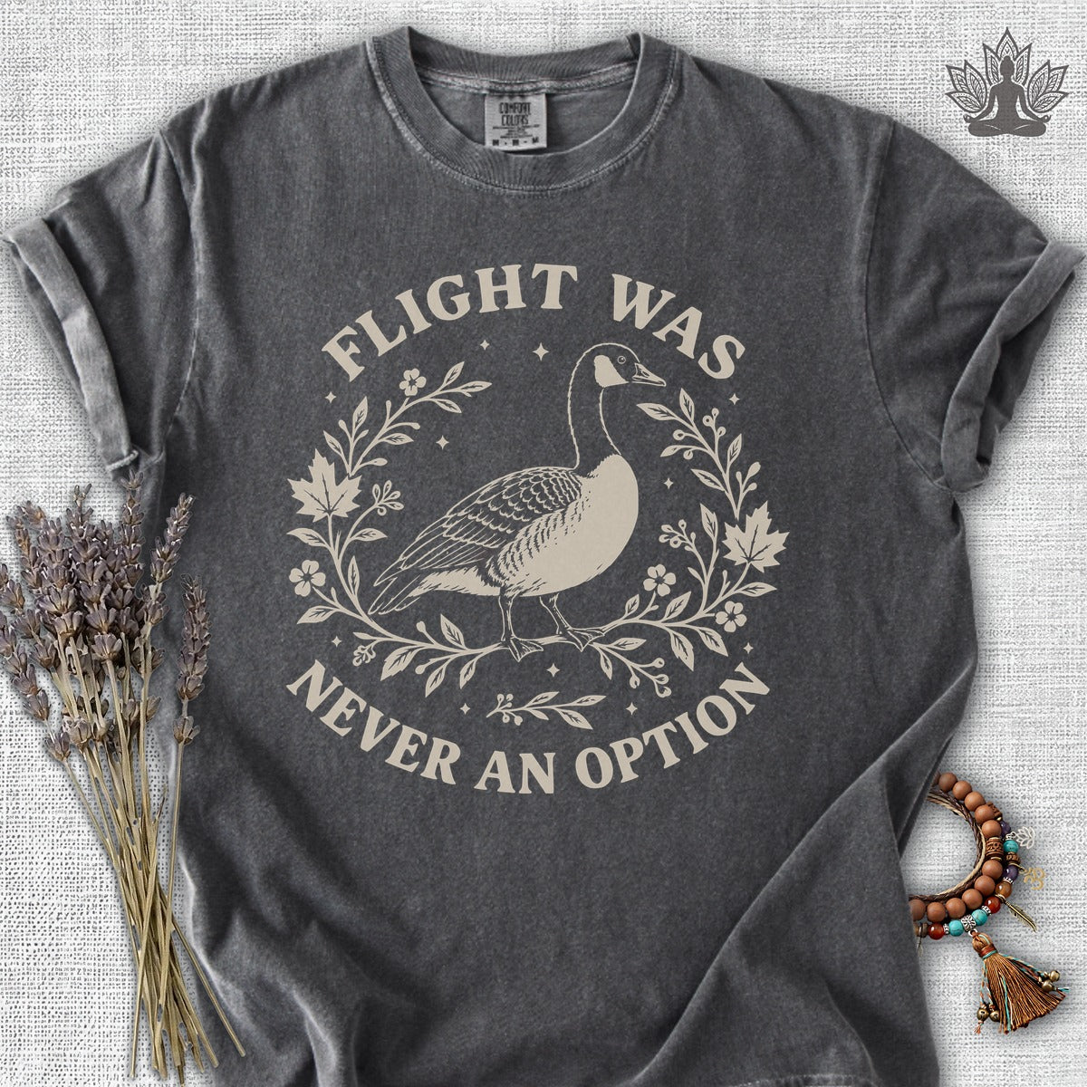 Flight Was Never An Option Comfort Colors Tee