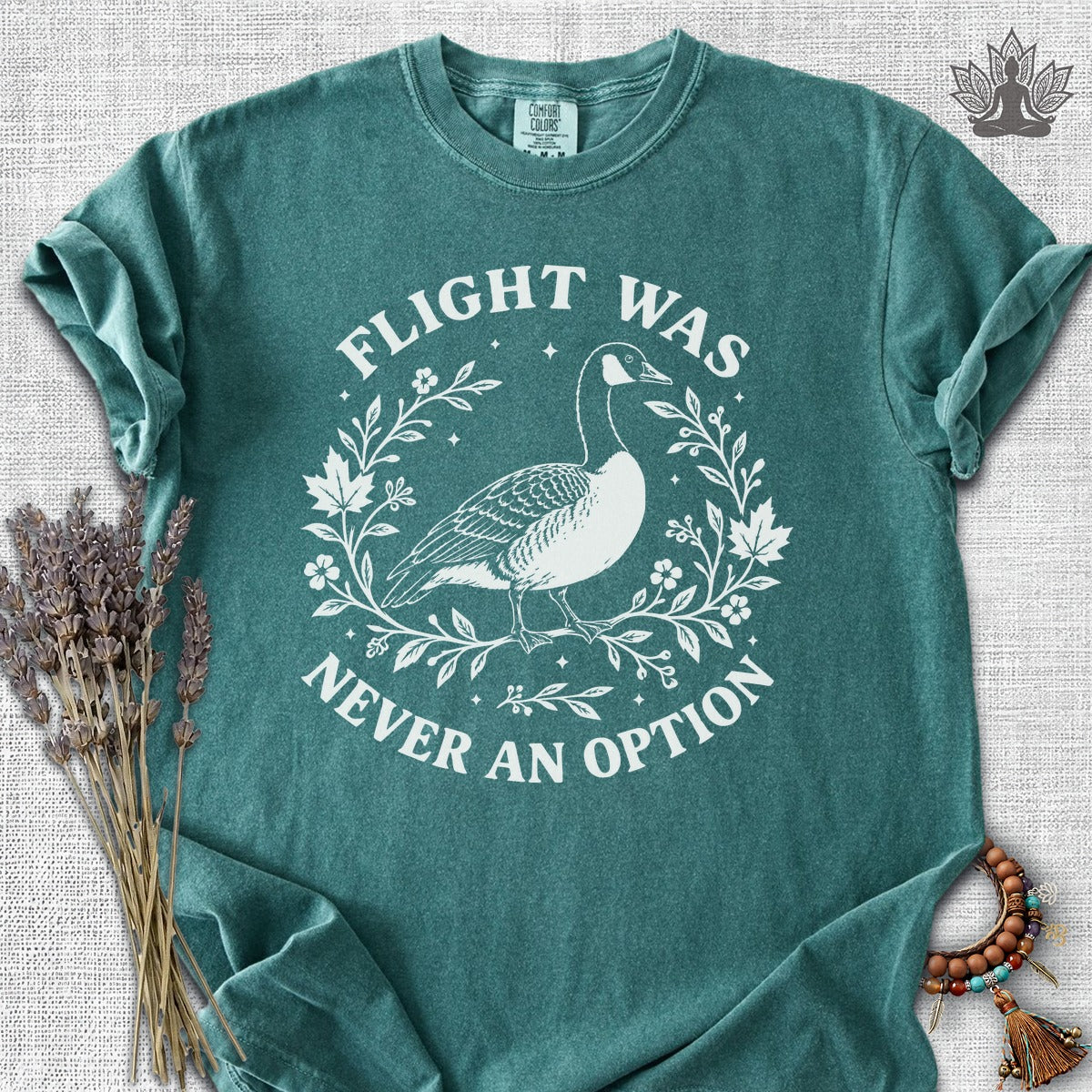 Flight Was Never An Option Comfort Colors Tee