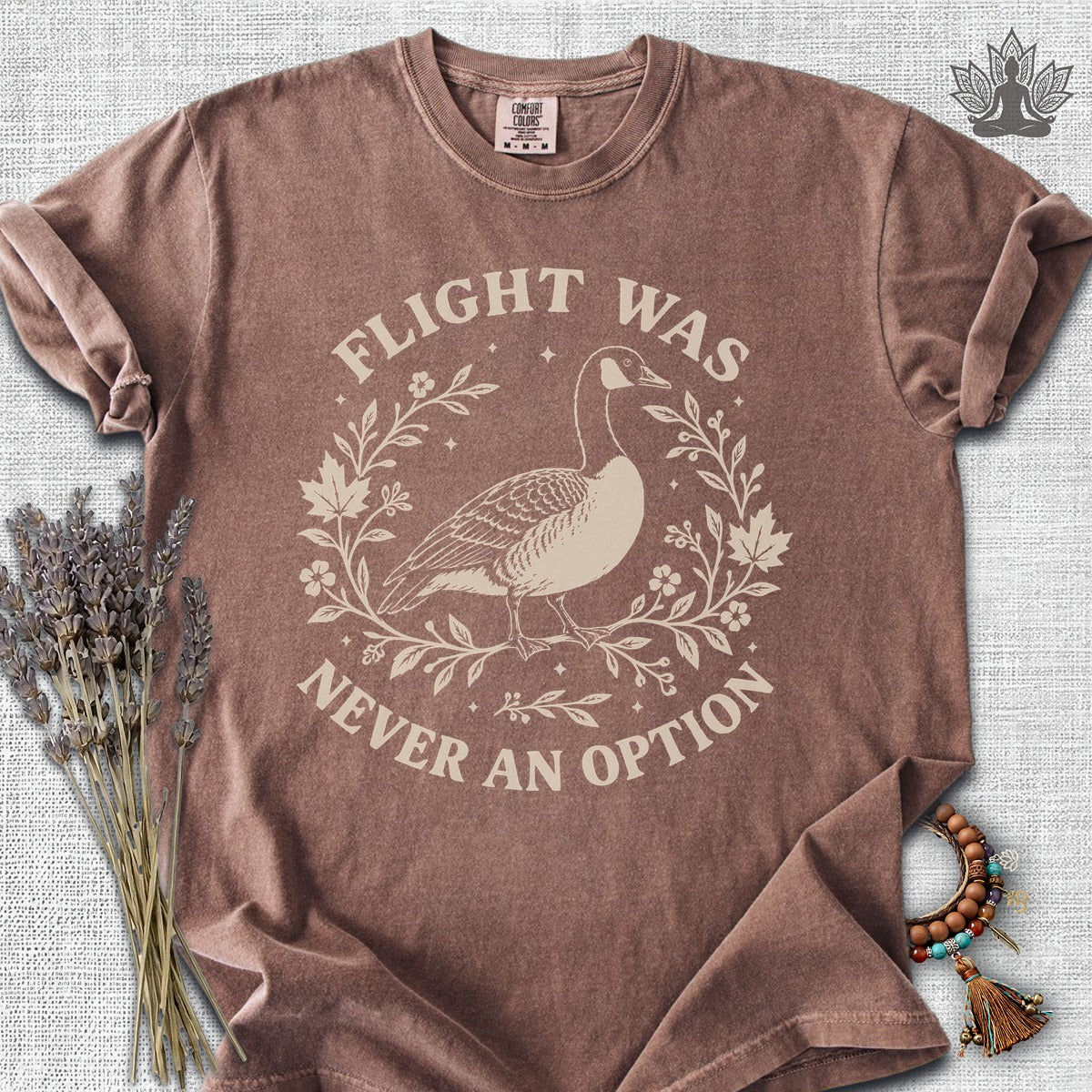 Flight Was Never An Option Comfort Colors Tee