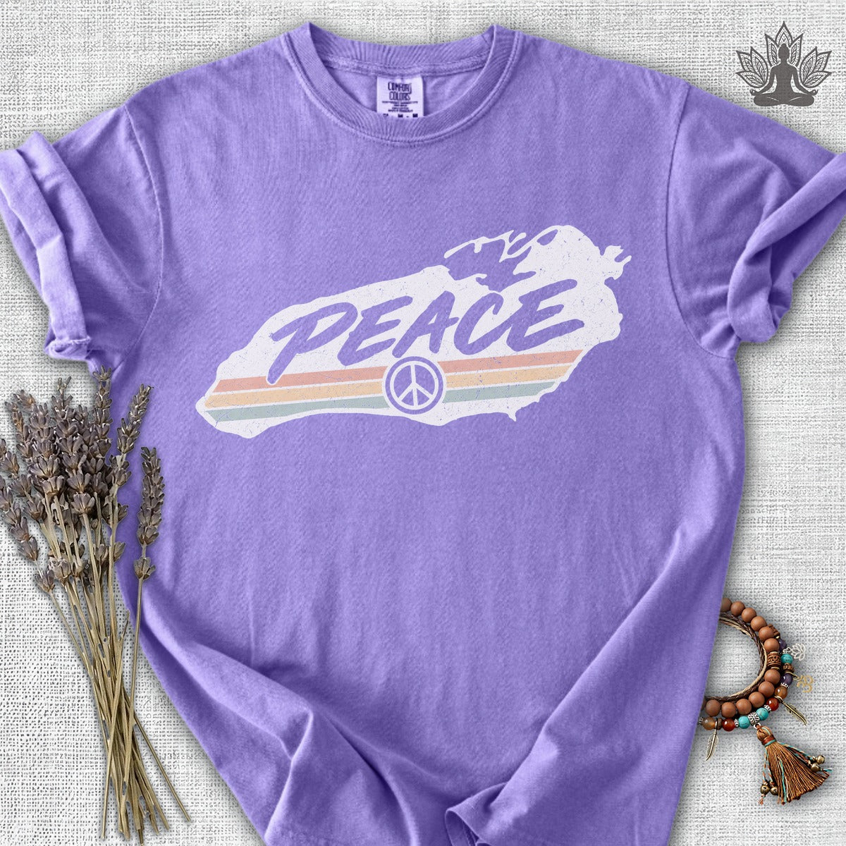 Lake Ontario Peace Comfort Colors Tee
