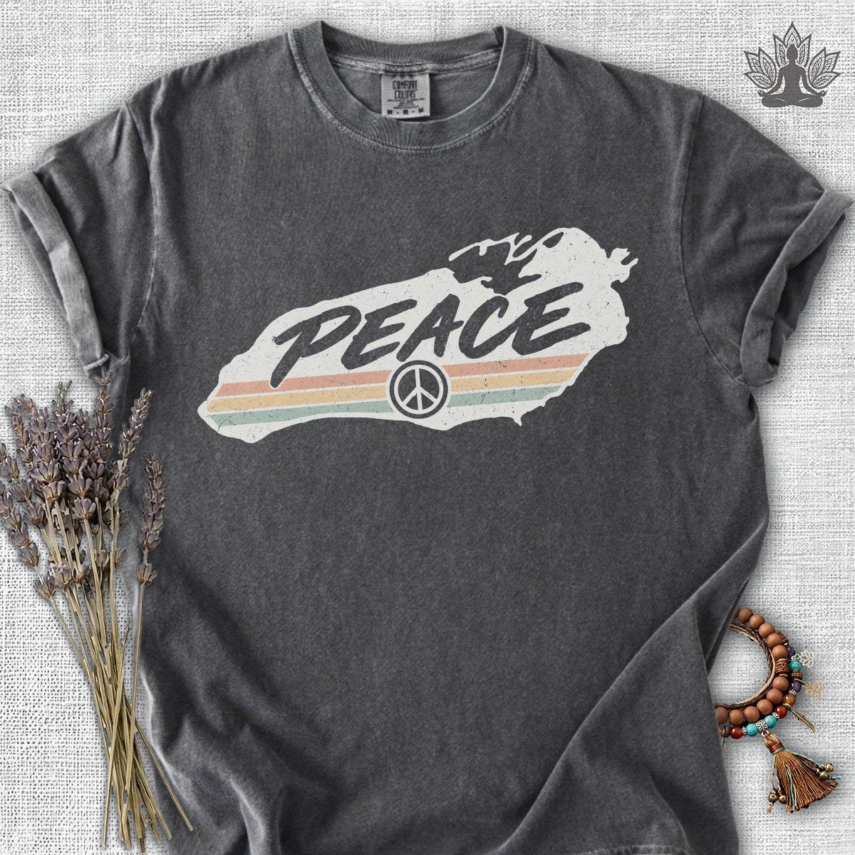 Lake Ontario Peace Comfort Colors Tee
