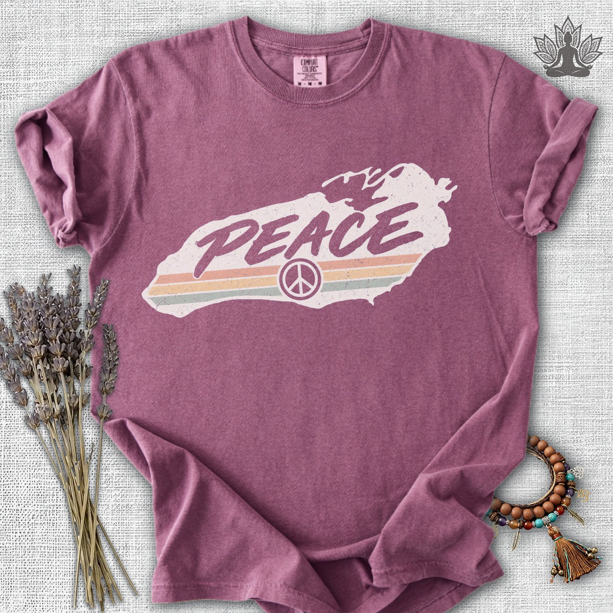 Lake Ontario Peace Comfort Colors Tee