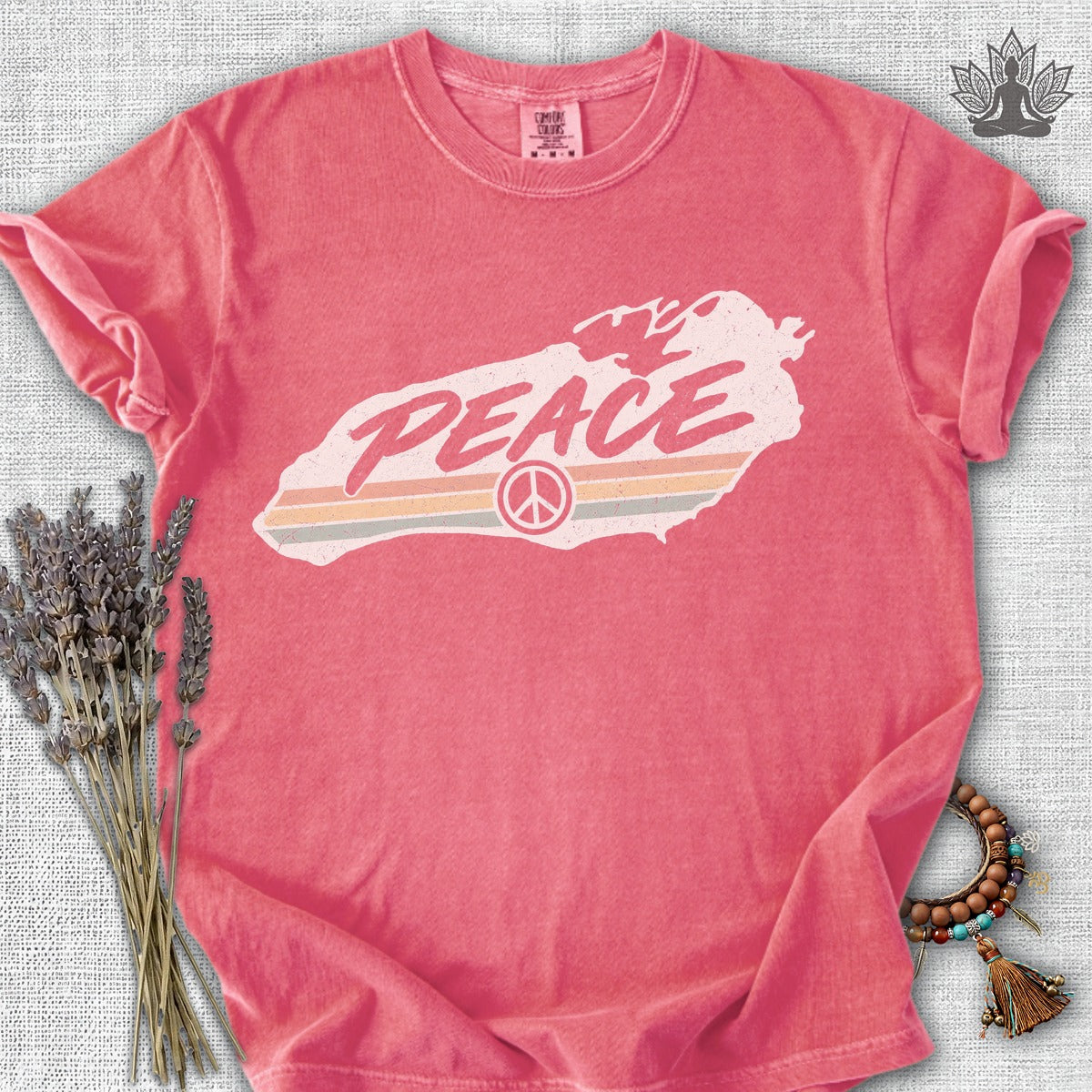 Lake Ontario Peace Comfort Colors Tee