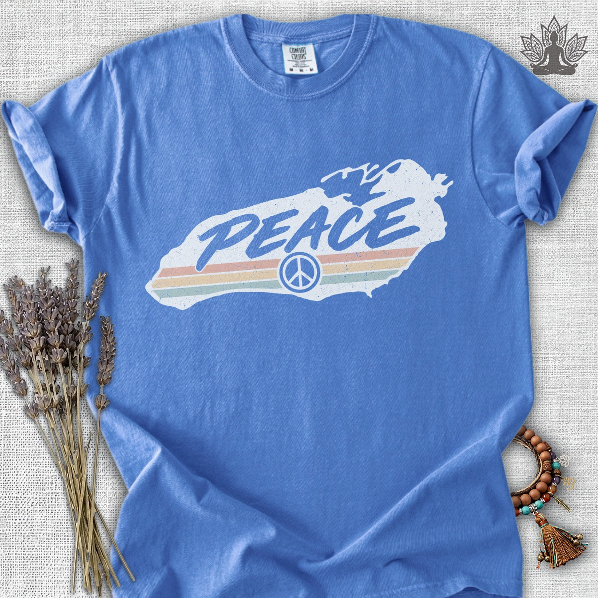 Lake Ontario Peace Comfort Colors Tee