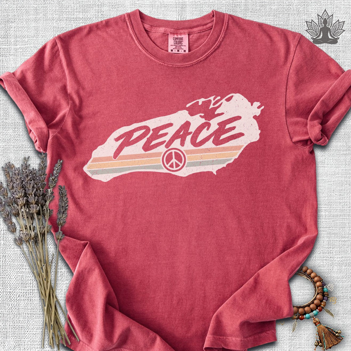 Lake Ontario Peace Comfort Colors Tee