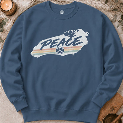 Ontario Lake Peace Sweatshirt