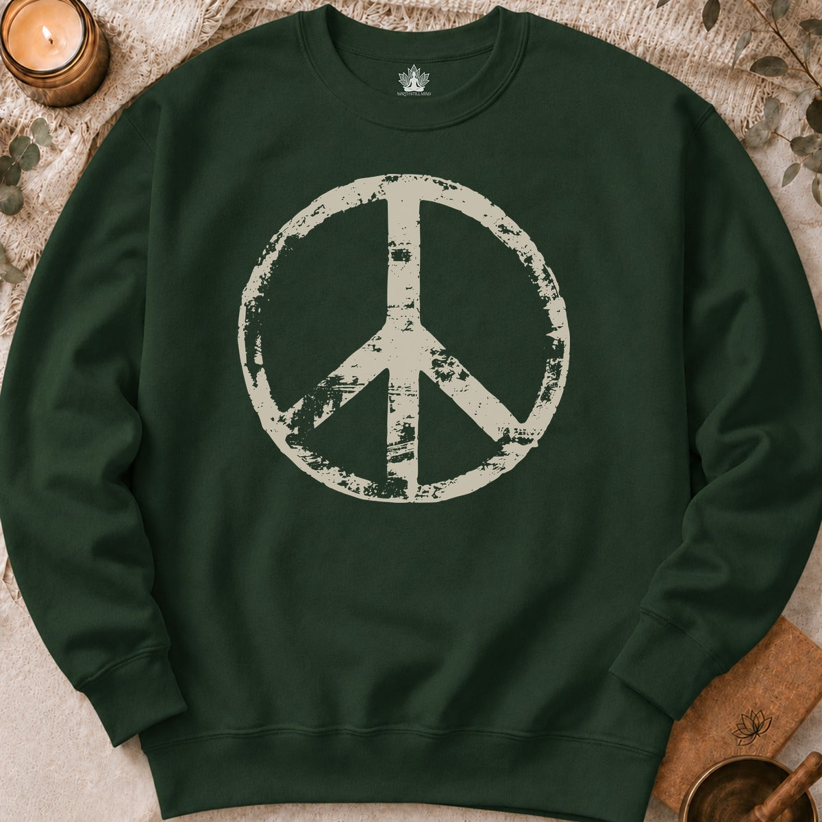 Vintage Peace Symbol Sweatshirt
