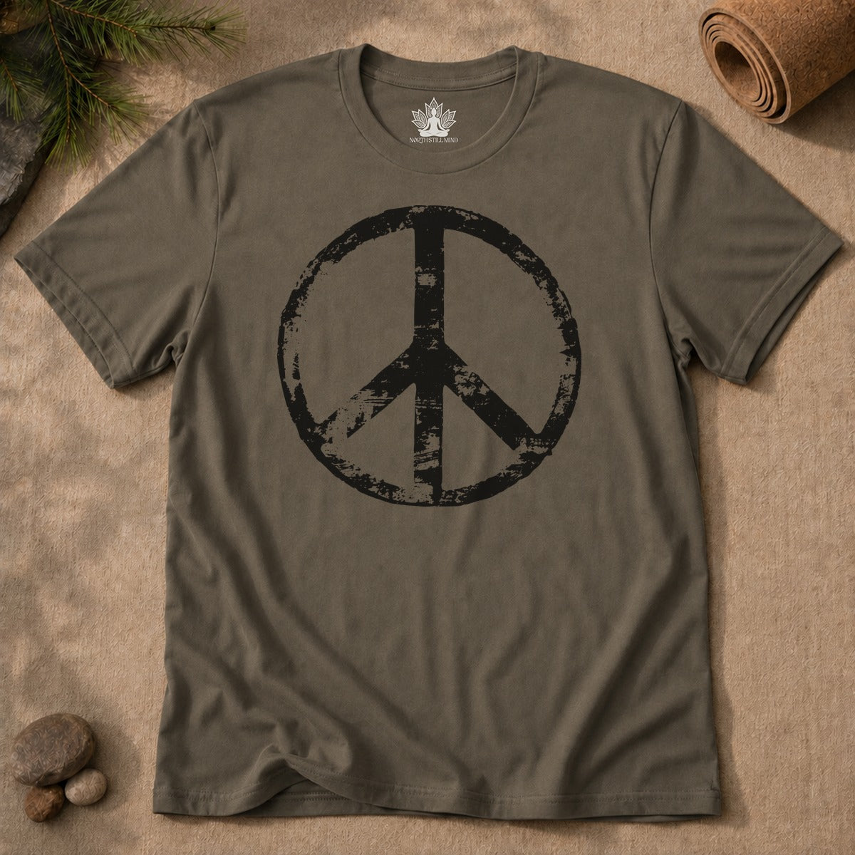 Retro Peace Symbol Men Tee