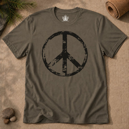 Retro Peace Symbol Men Tee
