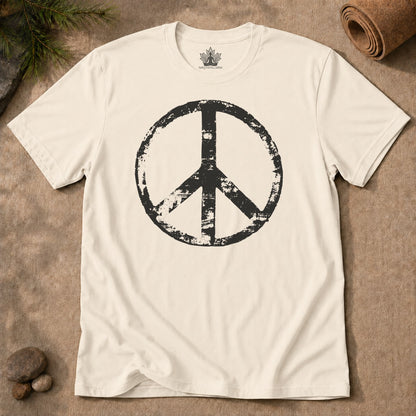 Retro Peace Symbol Men Tee